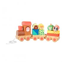 ORANGE TREE TOYS Woodland Animal Puzzle Train