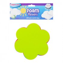 Crafty Bitz Pkt.20 Foam Sheets - Flowers