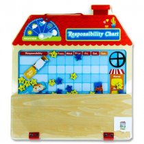 last one special offer Little Hands Wooden Education Game - Responsibility Chore Chart