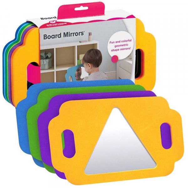 Edushape Geometric Foam Mirror Boards Set of 4