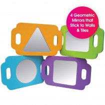 Edushape Geometric Foam Mirror Boards Set of 4