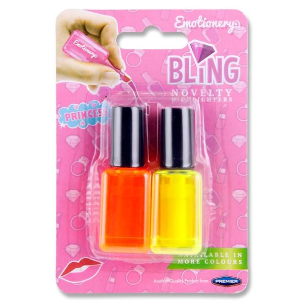 Emotionery * Card 2 Princess Bling Novelty Highlighters