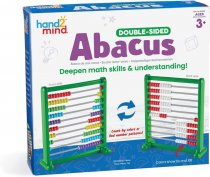 Hand2Mind hand2mind Double Sided Abacus: Counting Beads Math Kit for Ages 3+