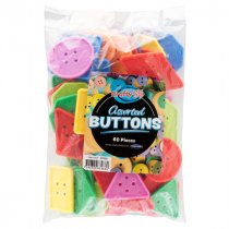 Clever Kidz Pkt.60 Sorting Buttons