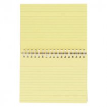 Concept Pkt.50 6″X4″ Spiral Bound Record Cards - Yellow