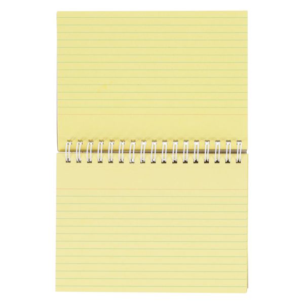 Concept Pkt.50 6"X4" Spiral Bound Record Cards - Yellow