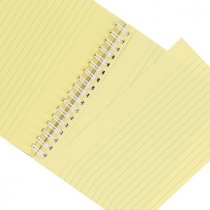 Concept Pkt.50 6"X4" Spiral Bound Record Cards - Yellow