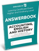 Leaving Cert Answer Book Copy – Accounting/English/History