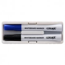 Concept Peelable Whiteboard Eraser & 2 Markers