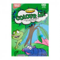 World of Colour A4 96Pg Perforated Colouring Book - Back To Nature