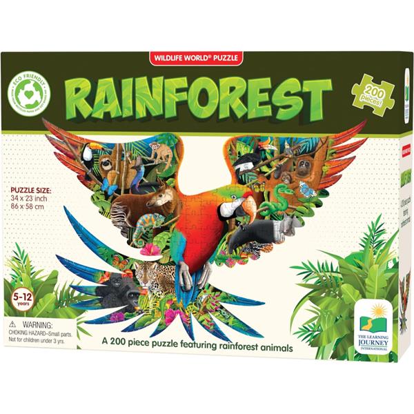 Wildlife World – Rainforest Puzzle (200pcs)