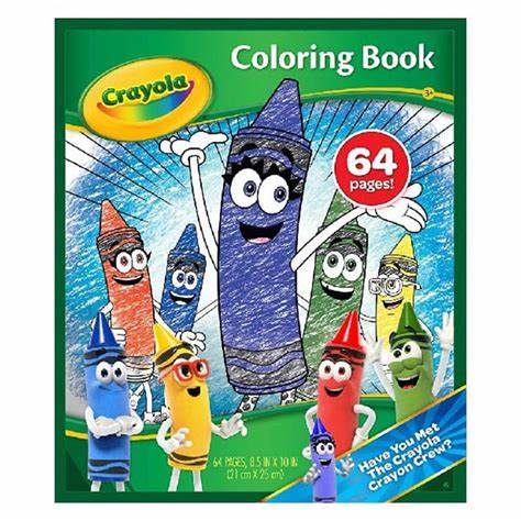 CRAYOLA 64PG COLOURING BOOK