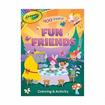 CRAYOLA COL & ACTIVE BOOK-FUN FRIENDS