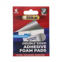 Stik.ie Stik-Ie Card 6 65X29mm Removable Double Sided Mounting Tape