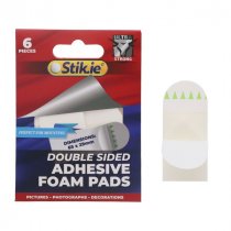 Stik.ie Stik-Ie Card 6 65X29mm Removable Double Sided Mounting Tape