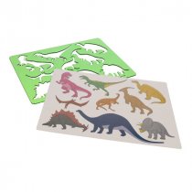 Crafty Bitz 185x265mm Stencil - Dinosaur