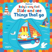 Usbourne Books Baby's Very First Slide and See Things That Go