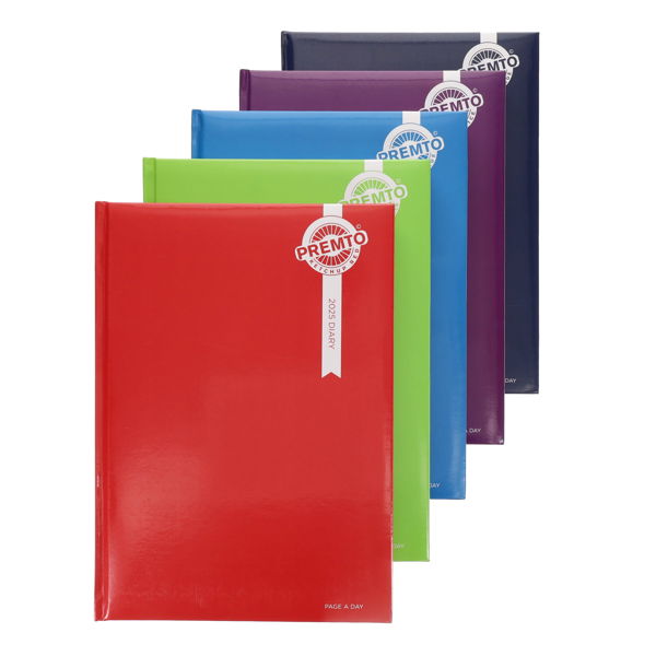 Premto 2025 Page A Day Diary A4