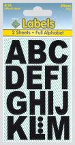 BLACK VINYL LETTERS 24MM