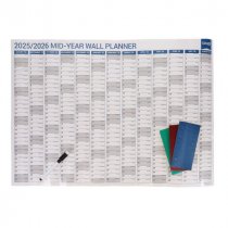 Concept A1 2025-26 Mid Year Wall Planner