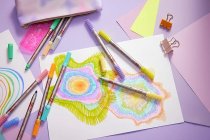 Faber-Castell Double Ended Fibre-tip Pen Set 10 x Pastel Colours