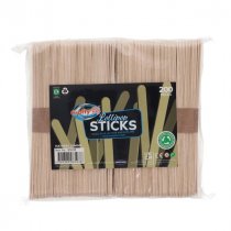 Crafty Bitz Bag 200 Jumbo Lollipop Sticks - Natural