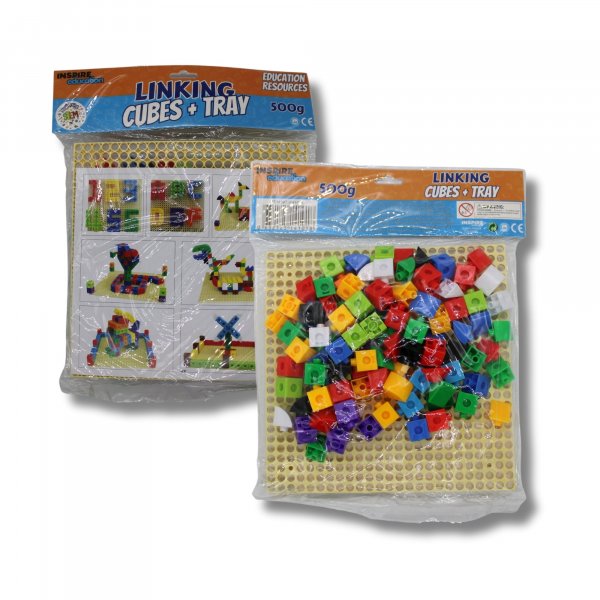 Inspire Education Linking Cubes & Tray (100)