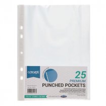 Concept Pkt.25 A5 Punched Pockets