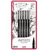 PIN 5pc BC ARTISTS SELECTION PFP BR BLACK .03,.2,.5,.8