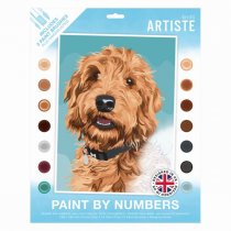PAINT BY NUMBERS PLAYFUL LABRODOODLE
