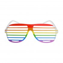Adult Rainbow Shutter Fun Glasses