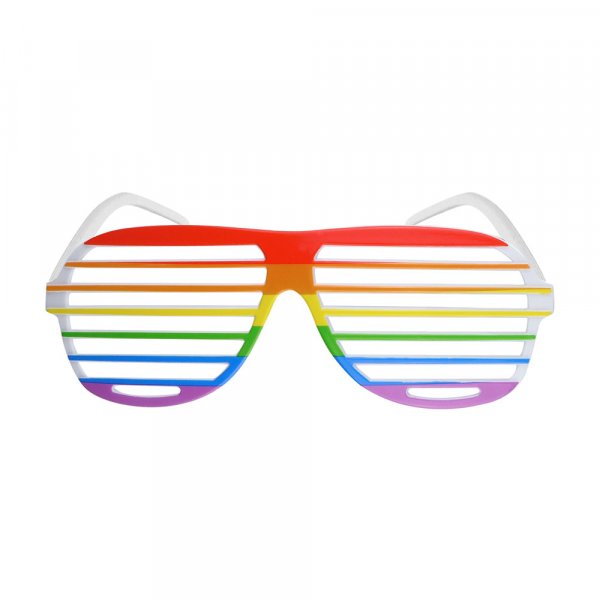 Adult Rainbow Shutter Fun Glasses