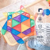 CONNETIX Rainbow Shape Expansion Pack, 36 Pieces