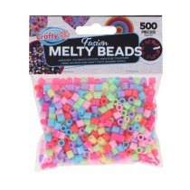 Pkt.500 Fusion Melty Beads - Pastel Mix