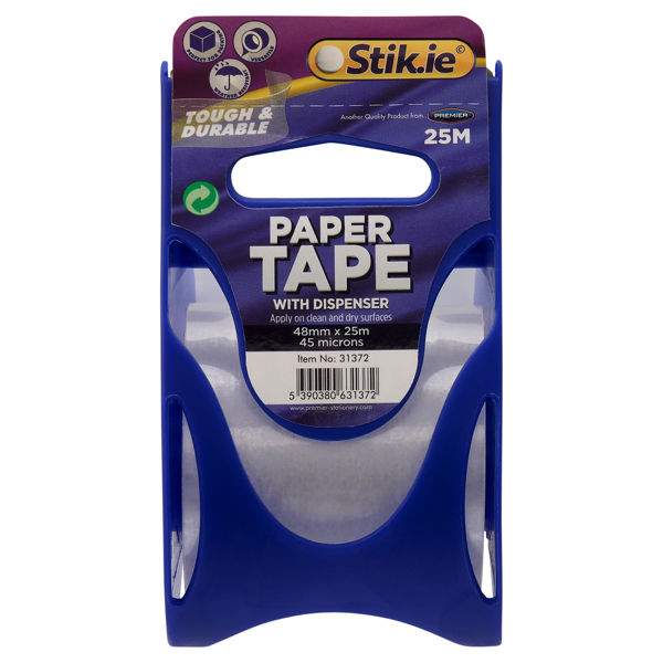 Stik.ie 48mm x 25m Packing Tape on Dispenser