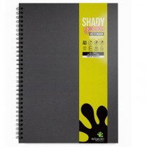 Artgecko Shady Sketchbook A3 Portrait 80p/40s 200 GSM Black