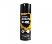 CHAOS BLACK SPRAY PAINT - 400ML