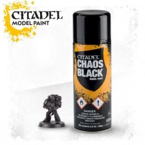 CHAOS BLACK SPRAY PAINT - 400ML
