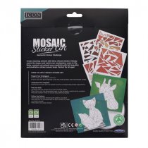 Icon Mosaic Sticker Art - Fox & Giraffe