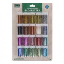 Icon Craft Biodegradable Glitter 10G X 20 Asst