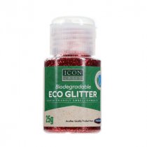 Icon Craft Biodegradable Glitter 25G assorted