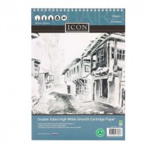 Icon A4 135gsm Wiro Sketch Pad 30 Sheets