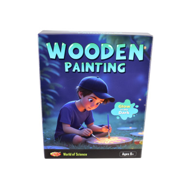 Glow In The Dark Wooden Painting