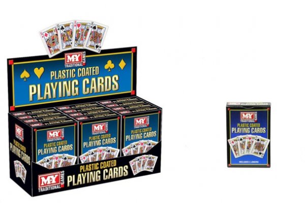 M.Y” Premium Plastic Coated Playing Cards