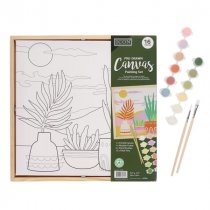 Icon 12"X12" Pre-Drawn Canvas Painting Set