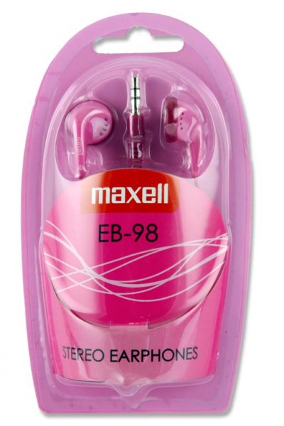 MAXELL STEREO EAR BUDS EB-98 - PINK