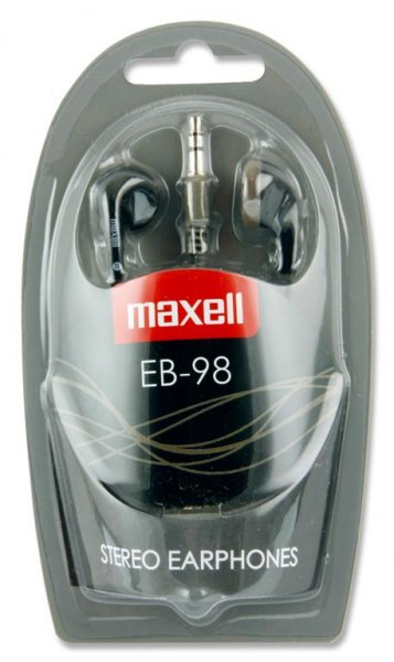 MAXELL STEREO EAR BUDS EB-98 - BLACK