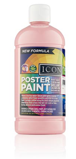 ICON POSTER PAINT 500ml - PINK