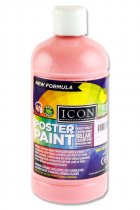 ICON POSTER PAINT 500ml - PINK