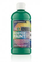ICON POSTER PAINT 500ml - EMERALD GREEN